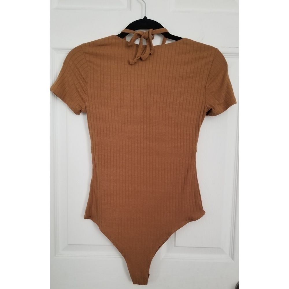 Wild fable brown cutout bodysuit - Picture 4 of 6
